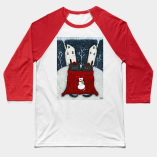 Siblings Snowcat Sweater Baseball T-Shirt